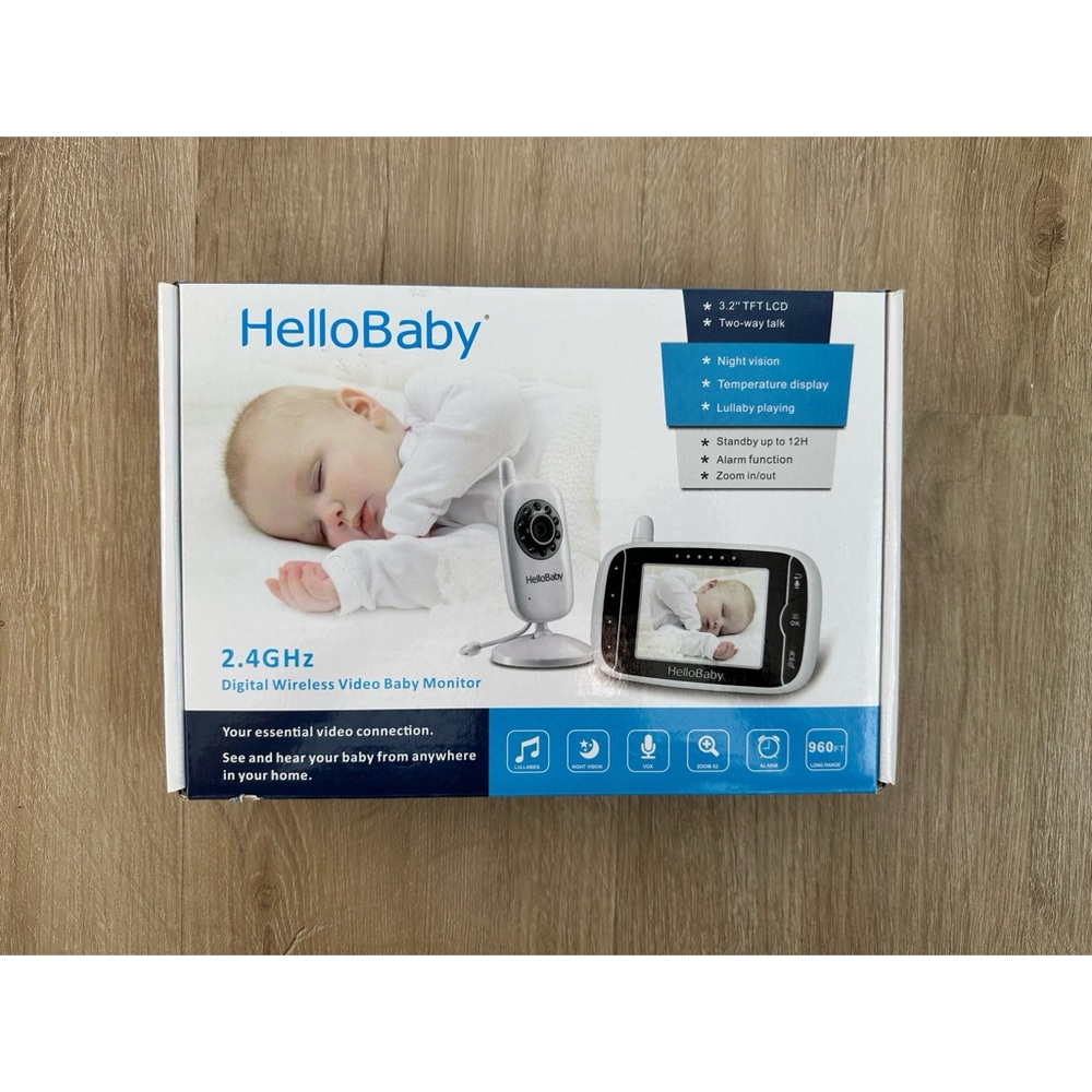HelloBaby Digital Wireless Video Baby Monitor